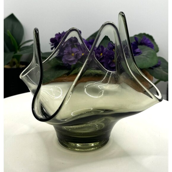 Viking Glass Epic Crimped Charcoal Epic 4 Points Bon Bon 1147 - Picture 4 of 8